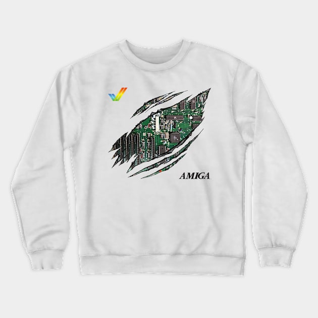 Amiga 34 years Crewneck Sweatshirt by WkDesign